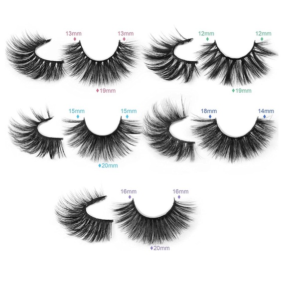 ✨Faux Mink 3D Fluffy Lashes, 10 Sets-contains 18mm & 20mm Lashes of Mixed Styles - Picture 4 of 7